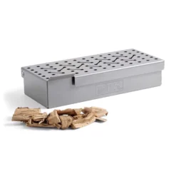 Weber Stainless Steel Pellet Smoker Box 9.7 In. L X 4.7 In. W For Weber Q 200/2000 Series