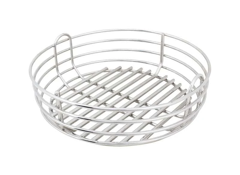 Kick Ash Basket Stainless Steel Charcoal Basket 2.25 In. W For Big Green Egg 1 Kick Ash Basket Stainless Steel Charcoal Basket 2.25 In. W For Big Green Egg