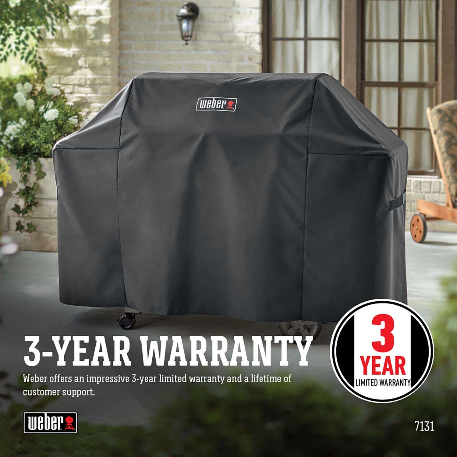 Weber Genesis II 400 Series Black Grill Cover 2 Weber Genesis II 400 Series Black Grill Cover - Image 2