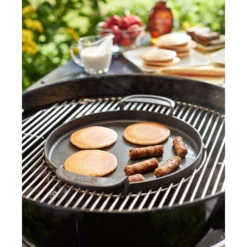 Weber Gourmet BBQ System Cast Iron/Porcelain Grill Top Griddle 15.2 In. L X 12 In. W 1 Pk -Webir Gas Grills Shop 1756d791 4a68 4d2d ae7d 1d9eea6e22d1