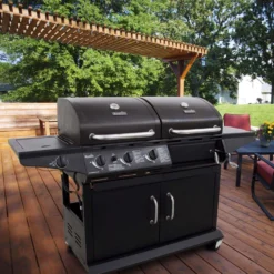 Char-Broil Deluxe 3 Burner Charcoal/Liquid Propane Grill Black -Webir Gas Grills Shop 21218938 522c 4a56 a6d2 11df40cc55cc
