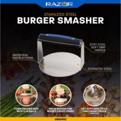 Razor Plastic/Stainless Steel Burger Press 1 Pk -Webir Gas Grills Shop 416544ab 5d6f 48cd 8b34 308f950ff568