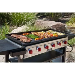 Camp Chef 6 Burner Liquid Propane Outdoor Griddle Cart Black/Silver -Webir Gas Grills Shop 4dc58f90 6cc1 418c 81b9 797ab672e1b1