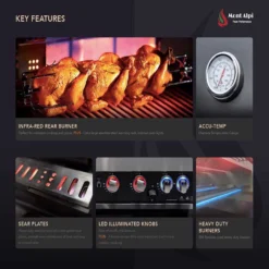 Mont Alpi 5 Burner Natural Gas/Propane Grill Black/Silver 16 Mont Alpi 5 Burner Natural Gas/Propane Grill Black/Silver -Webir Gas Grills Shop 506ad9b0 971c 4a9f b777 548bae19eca0