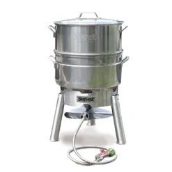 Bayou Classic Stainless Steel Grill Steamer 4 Gal 1 Each