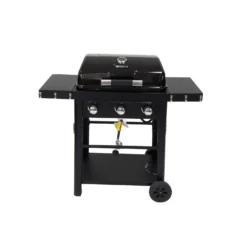 Brand-Man Grills Bronco2 3 Burner Liquid Propane Portable Grill Black