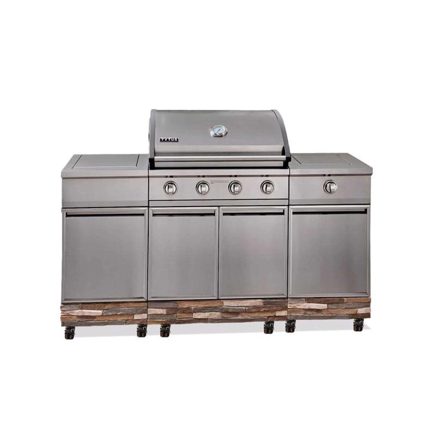 TYTUS 4 Burner Liquid Propane Grill Silver 2 TYTUS 4 Burner Liquid Propane Grill Silver - Image 2