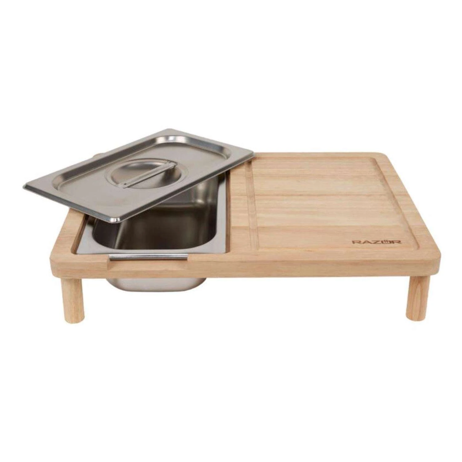 Razor Natural Wood Grill Prep Tray 15.75 In. L X 11.81 In. W 1 Pk 1 Razor Natural Wood Grill Prep Tray 15.75 In. L X 11.81 In. W 1 Pk