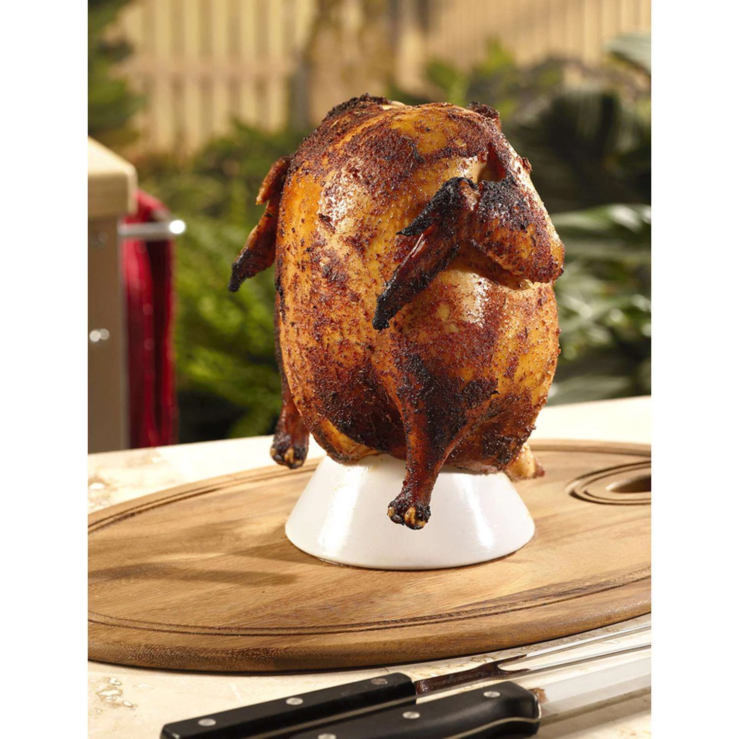 Big Green Egg Ceramic Vertical Chicken Roaster 5.25 In. L X 5.25 In. W 1 Pk 2 Big Green Egg Ceramic Vertical Chicken Roaster 5.25 In. L X 5.25 In. W 1 Pk - Image 2