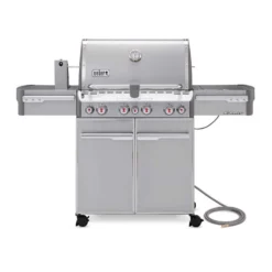 Weber Summit S-470 4 Burner Natural Gas Grill Stainless Steel