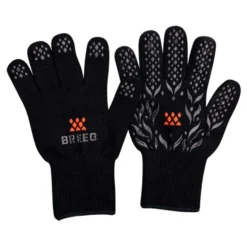 Breeo Grilling Gloves Cotton/Silicone Grilling Glove 1 Pk