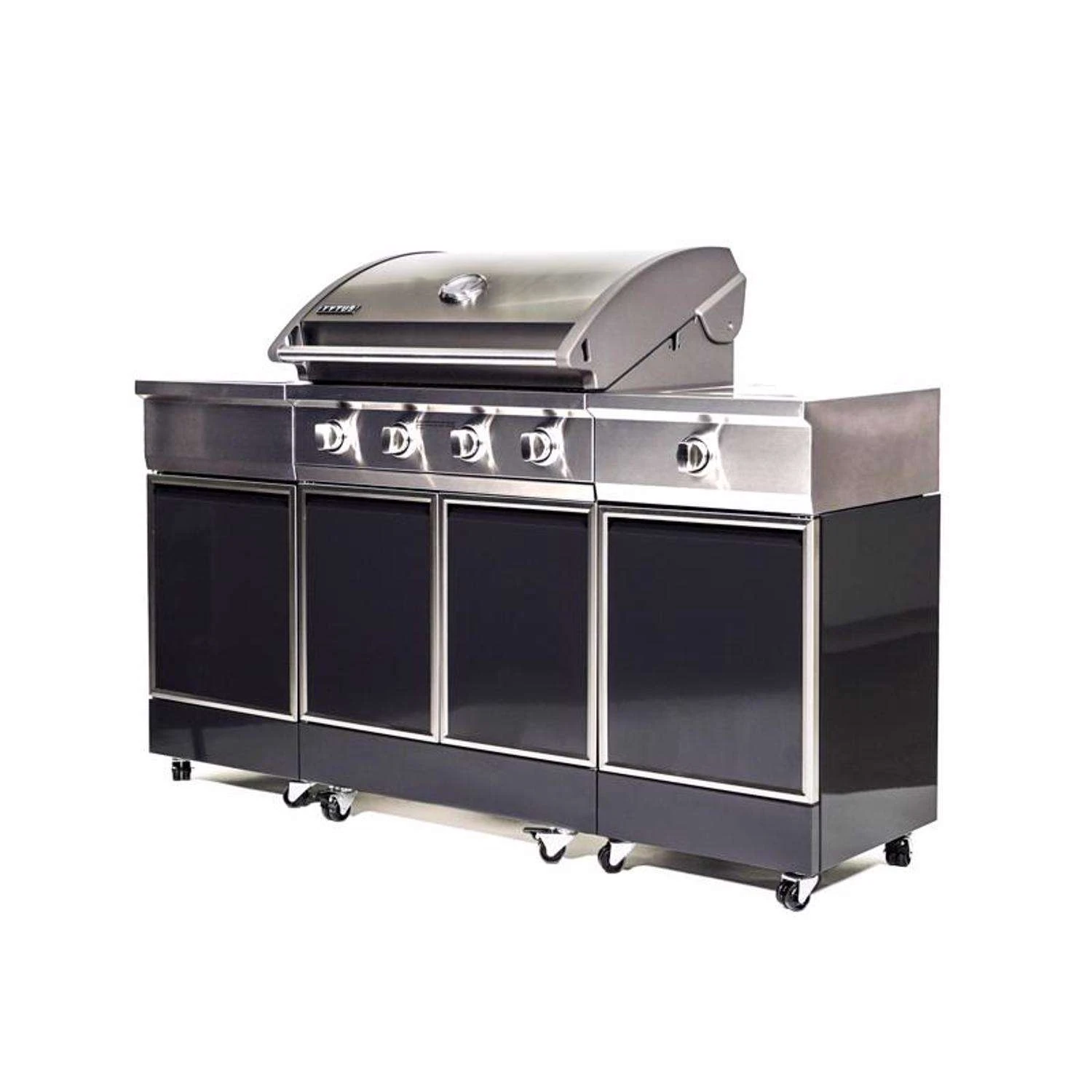 TYTUS 4 Burner Liquid Propane Grill Gray 1 TYTUS 4 Burner Liquid Propane Grill Gray