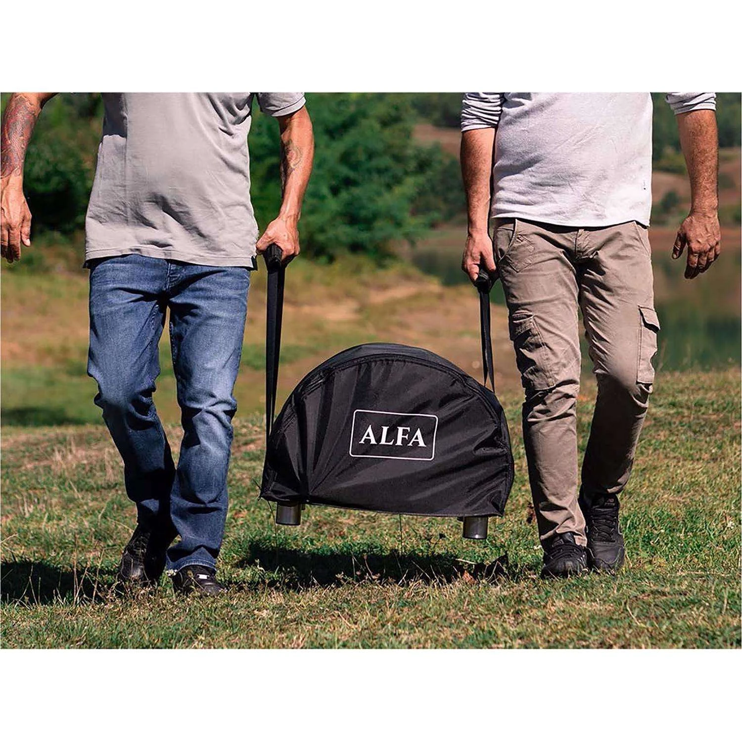 Alfa Black Grill Cover 2 Alfa Black Grill Cover - Image 2