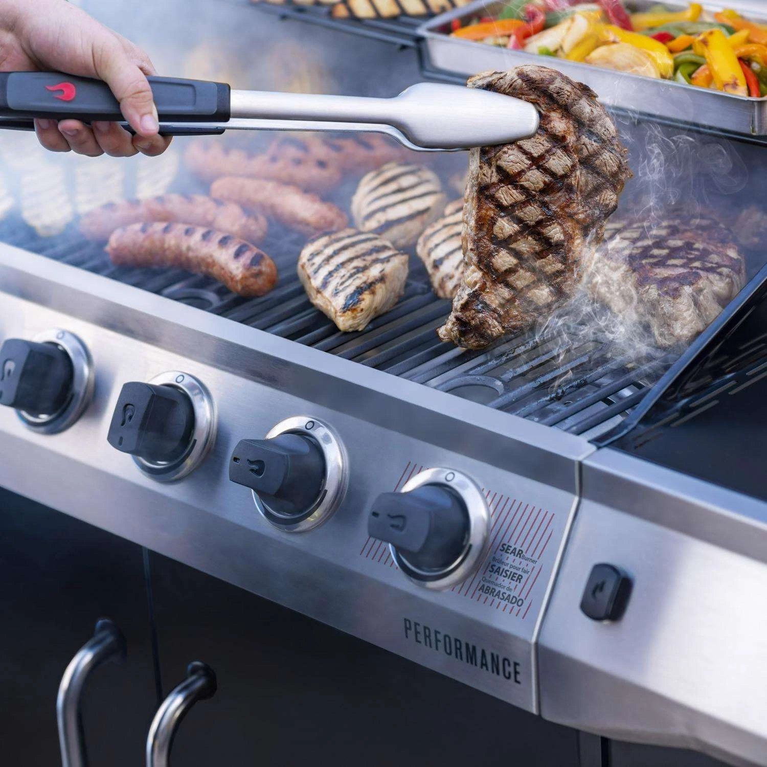 Char-Broil Performance Series 6 Burner Liquid Propane Grill Black 10 Char-Broil Performance Series 6 Burner Liquid Propane Grill Black - Image 10