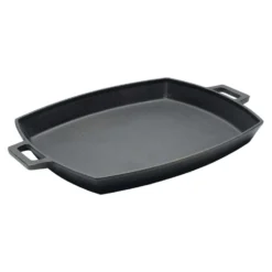 Bayou Classic Cast Iron Grilling Pan 14 In. L X 12 In. W 1 Each