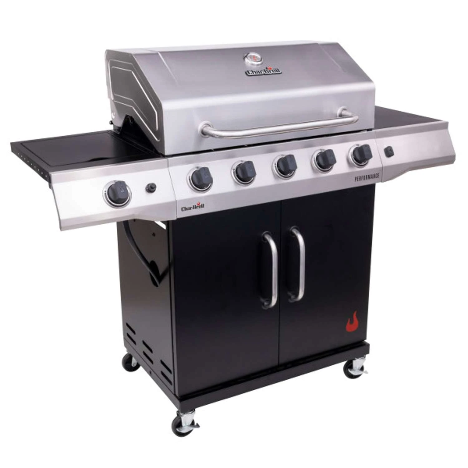 Char-Broil Performance Series 5 Burner Liquid Propane Grill Black/Silver 1 Char-Broil Performance Series 5 Burner Liquid Propane Grill Black/Silver
