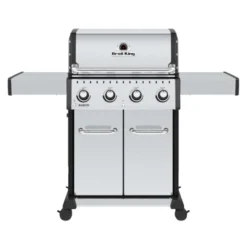 Broil King Baron S 420 Pro 4 Burner Liquid Propane Grill Silver