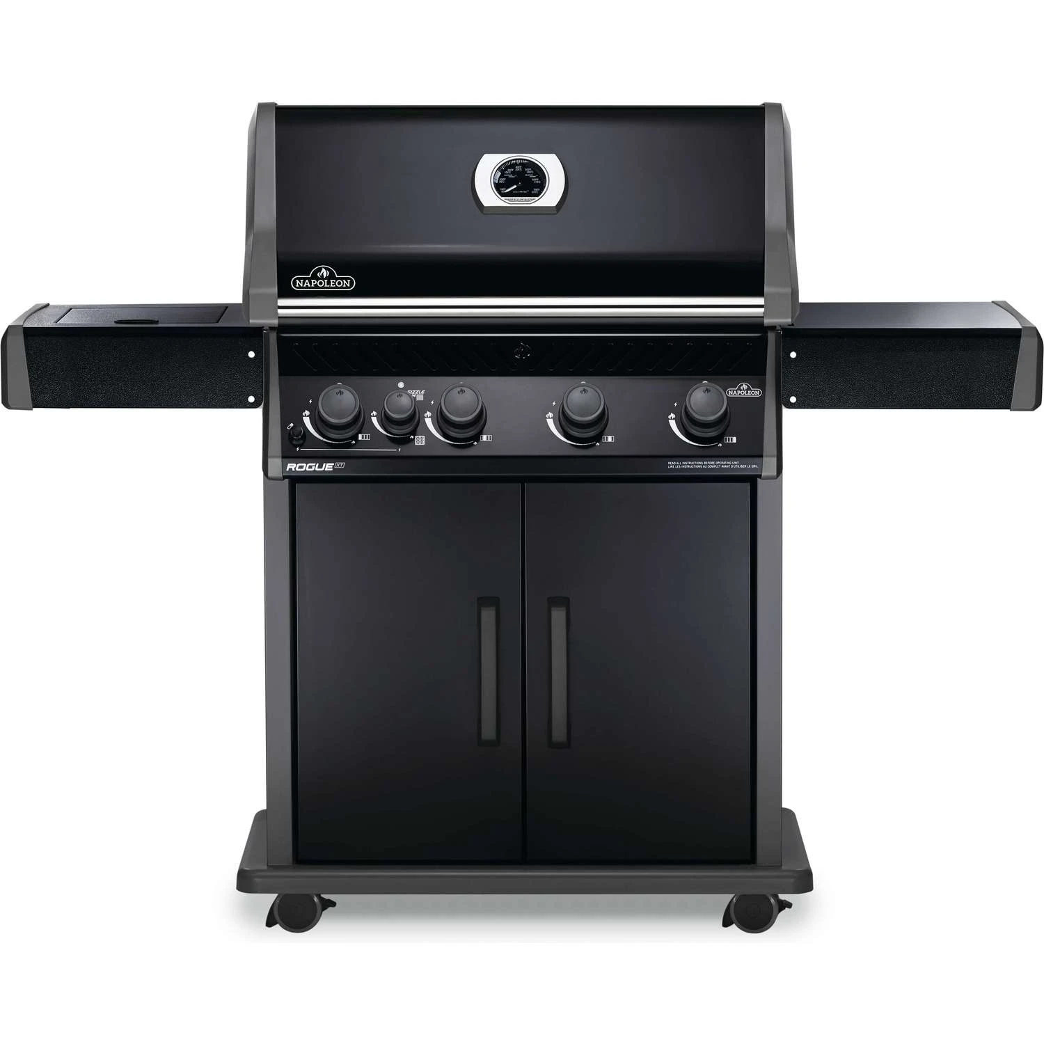 Napoleon Rogue 4 Burner Liquid Propane Grill Black 1 Napoleon Rogue 4 Burner Liquid Propane Grill Black