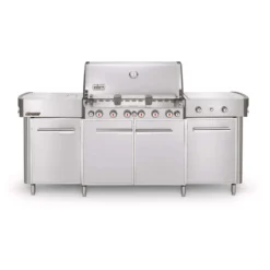 Weber Summit Grill Center 6 Burner Natural Gas Grill Stainless Steel