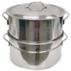 Bayou Classic Stainless Steel Grill Steamer 4 Gal 15.5 In. L X 15.5 In. W 1 Pk