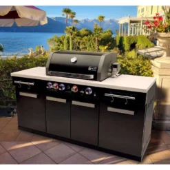 Mont Alpi 5 Burner Natural Gas/Propane Grill Black/Silver 17 Mont Alpi 5 Burner Natural Gas/Propane Grill Black/Silver -Webir Gas Grills Shop d87b6172 8464 4a65 95f9 25c30d4ce160