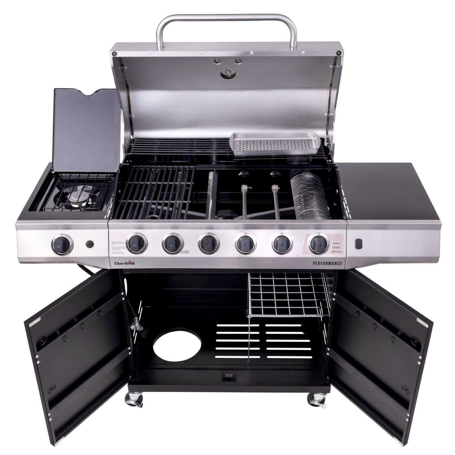 Char-Broil Performance Series 6 Burner Liquid Propane Grill Black 2 Char-Broil Performance Series 6 Burner Liquid Propane Grill Black - Image 2