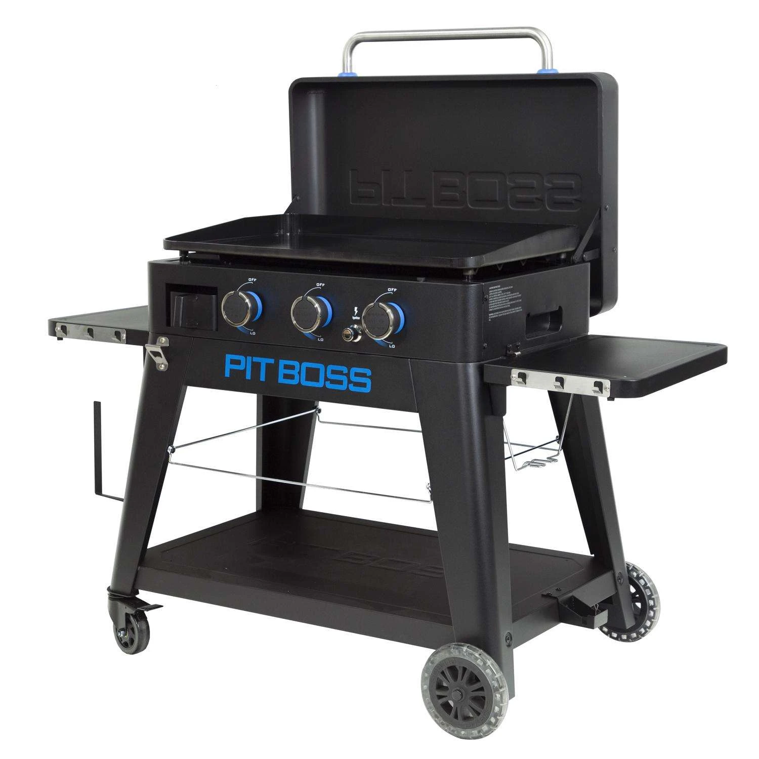 Pit Boss Ultimate 3 Burner Liquid Propane Outdoor Griddle Black 1 Pit Boss Ultimate 3 Burner Liquid Propane Outdoor Griddle Black