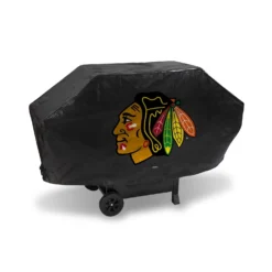 Rico NHL Black Blackhawks Grill Cover For Universal