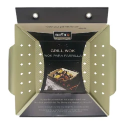 Mr. Bar-B-Q Steel Grill Wok 12 In. L X 12 In. W 1 Pk